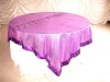 sequin embroidered table cloth