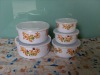 melamine storage bowl set with PP LID