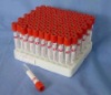 disposable plain blood vacutainer (red cap)