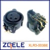 3 pins Audio Connector (XLR3-003BE)