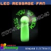 light up led battery fan with logo printing for the premium