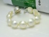 3 colors AAA 13-14mm round Japanese Akoya saltwater Mabe pearl bracelet