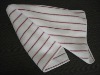 yarn-dyed striped microfiber towel