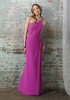 Oner shouder chiffon Bridesmaid Dress WLE207