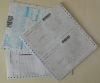 Business form and bank bills