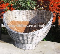 willow pet basket,wicker pet basket