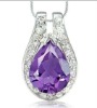 hot sell 925 silver rhodium pendant aaa cz jewelry pendant