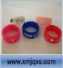 Eco-friendly Debossed Silicone Finger Rings