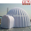 Small white inflatable tent