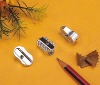 aluminum pencil sharpener with one hole/school stationery