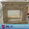 Stone fireplace