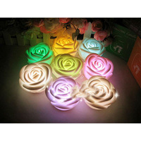 Hot sale!decoration candle LED rose flower, for wedding holidays,free logo printing