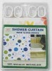 fashion shower curtain, shower curtain for household