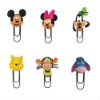 cute shaped paper clip pvc & metal bookmark soft pvc pvc clips