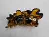 black,tortoise plastic hair ornament,hair clip