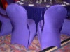 Top quality purple lycra spandex chair cover