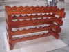 Hot and sales of solid wood wine rack