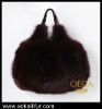 New fashion lady fox fur bag/luxury fur bag