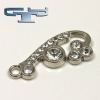 fashion,rhinestone,zipper slider puller