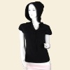 Women's Organic Cotton Short Sleeve Hoody