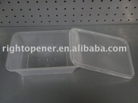 Plastic rectangular bowl