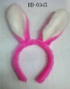 big ear rabbit feather easter headband