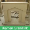 Crema Marfil Marble Fireplace