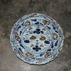 big blue white Porcelain Plate for appreciate RYVH10