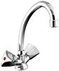 Single Hole Sink Mixer Double Handle F24005