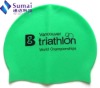 Slicone swimming cap for adults with logo hot-sale