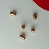 Classical golden bell shape metal stoppers for holding cords for garments