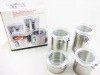 Anhson stainless steel 4pcs Canister