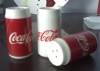 Ceramic Coca-cola salt and pepper shaker