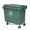 YDL-660A-1P,660L plastic dustbin with pedal,Industrial garbage bin