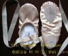 BS50A satin split-sole Ballet Slipper /Ballet Shoe white