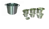 Stock pot made by Aluminum with polishing finish