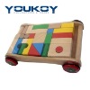 wooden toy house building blocks