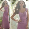 2013 latest design straps chiffon Bridesmaid Dress WLE204