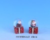 45MM Dia Polyresin Christmas Shoe Shape snowball