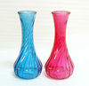 Colorful glass vases