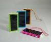 colorful portable solar charger 1350mah(gold/blue/green/pink 4 colors optional)