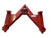 Tractor attachment-shelf bracket