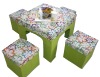 Folding Storage Table and Stool Box