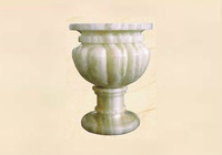 marble flower pot