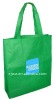 green plastic woven bag for shopping