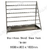 304 or 316L Stainless Steel Shoe Rack