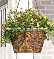 hanging basket with coco liner LMHBC-12P48