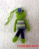 hand knitted toy,knitted animal