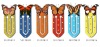 Hot sale! Butterfly style bookmark cartoon wooden bookmark