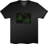 New Design Music Activated Flashing EL T-Shirt